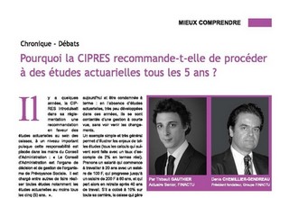 Pourquoi la CIPRES recommande-t-elle de procéder à des études actuarielles tous les 5 ans ?