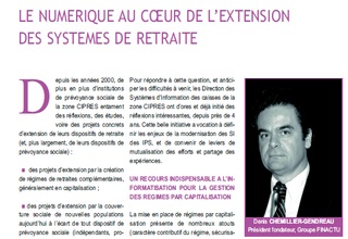 Le  numérique au coeur de l’extension des systèmes de retraite